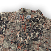 Retro Polynesian Flowers Hawaii Shirt, Aloha Pattern Hawaii Shirt - The Palmix